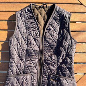 Barbour Women’s Brown Fleece Betty Liner NWOT size 4